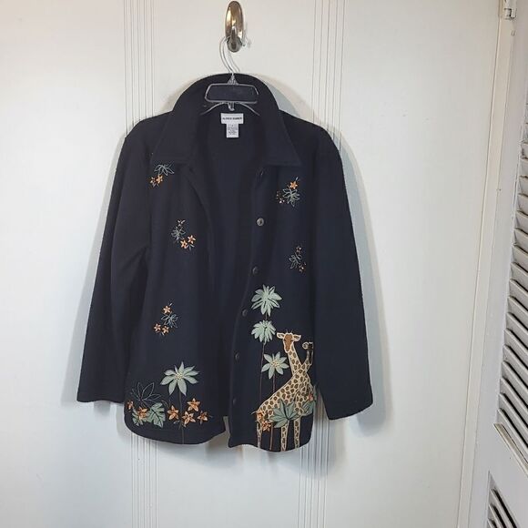 Alfred Dunner Embroidered Jacket - Picture 5 of 13